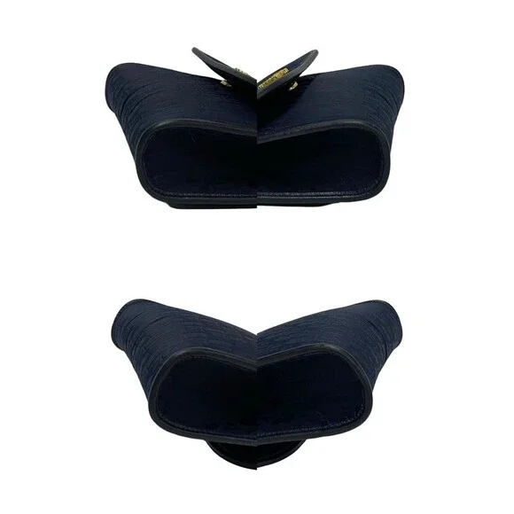 CHRISTIAN DIOR Blue Leather Trotter Shoulder Bag - Picture 7 of 9